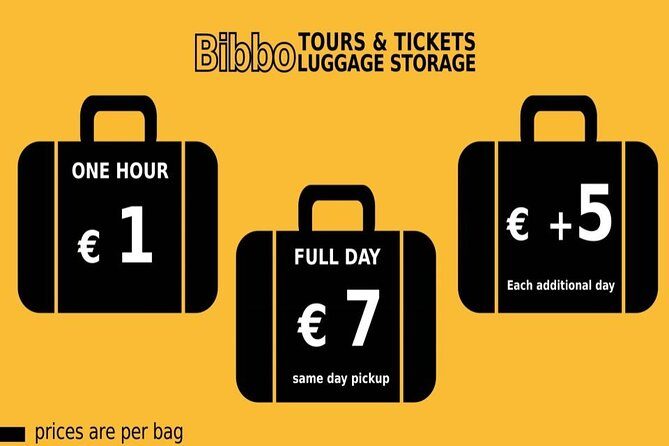 Luggage Storage in Rome City Center - Key things to know before you drop your bags