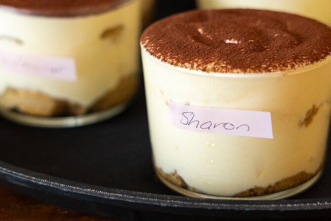 Make Italian Pizza and Tiramisu Dessert - Eating Your Work: Wine, Soft Drink, Limoncello, and Coffee