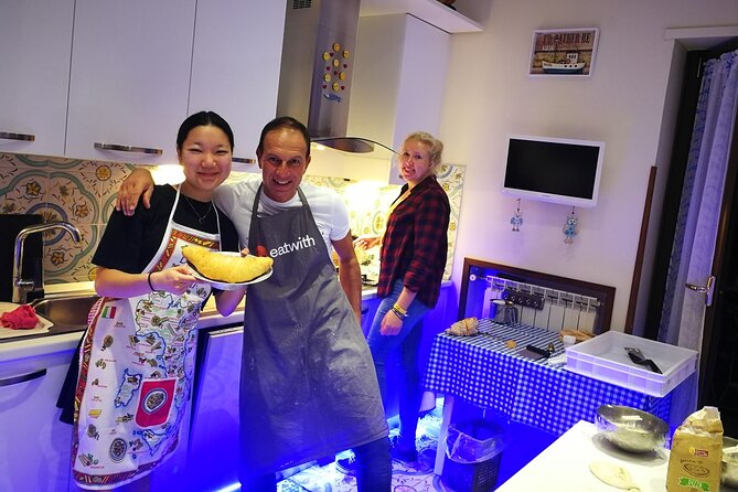 Make Neapolitan Pizza With A View Of Naples - Unlimited Wine and a Long, Comfortable Meal Flow