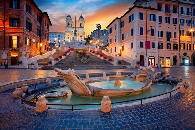 Marvels Of Rome At Night - Private Tour - Trevi Fountain at Night: Big Baroque Energy in a Small Window
