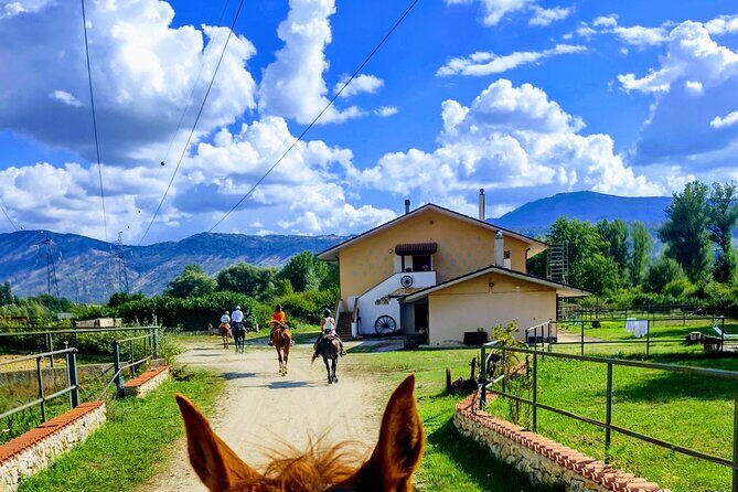 Middle day out of Rome on Horseback with meals included - Day 2: breakfast at the Adventure Village, then a second ride near the beach
