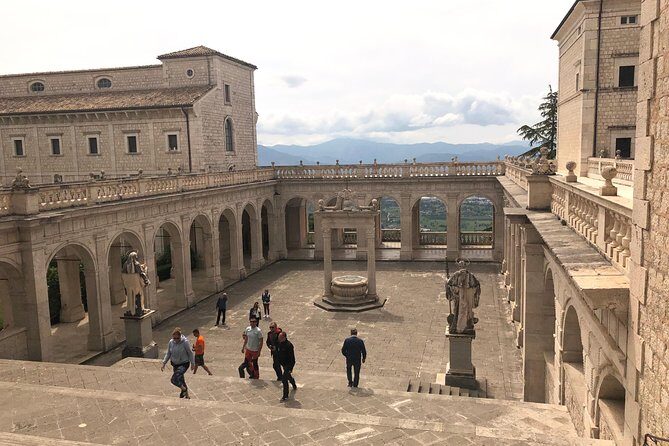 Montecassino Abbey & Gaeta Private Day Tour from Rome with Lunch - Montecassino Abbey: Saint Benedict, Ruins, and the Meaning of Rebuilding