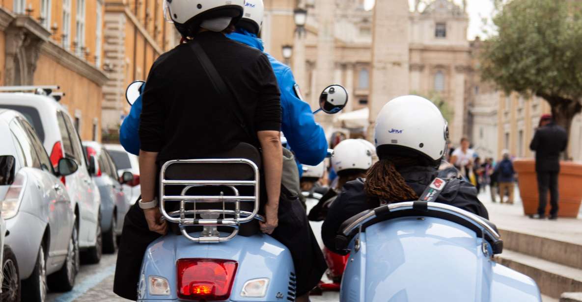 Morning Vespa Sidecar Tour with Cappuccino - The idea: seeing Rome without the driving headache