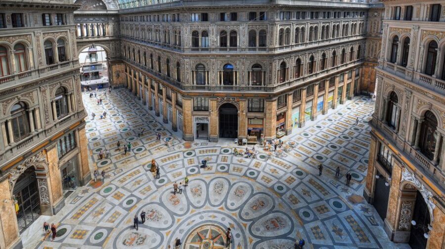 Naples: City and Street Food Market - Via San Carlo and Galleria Umberto I: the photo stop that explains the city’s style