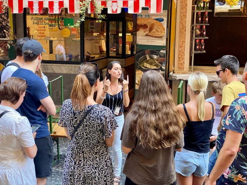 Naples: Old City Center Street Food Tour with Spritz - Via di San Gregorio Armeno: where craft shops steal the show
