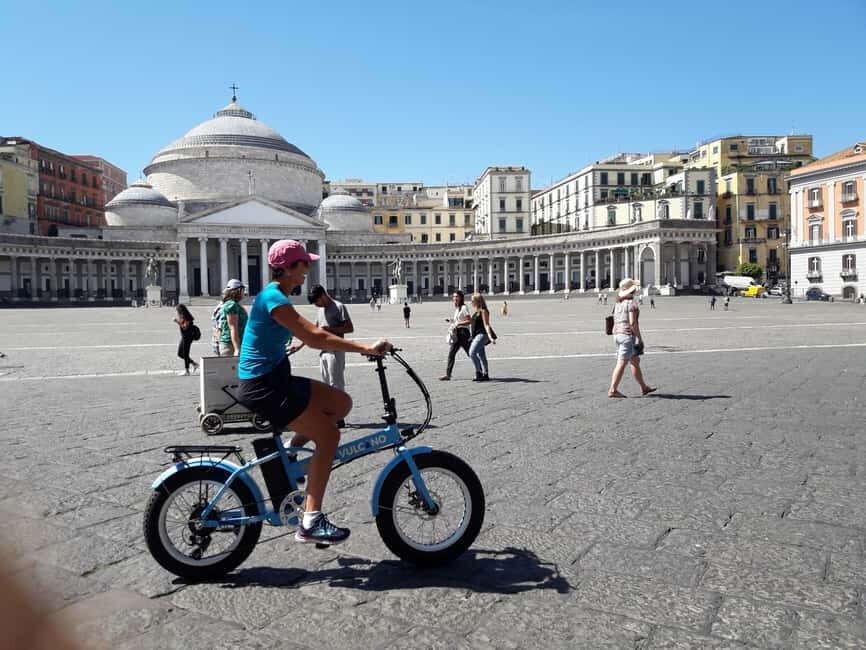 Naples: Panoramic E-Bike Tour - Piazza del Plebiscito and the royal zone you ride through