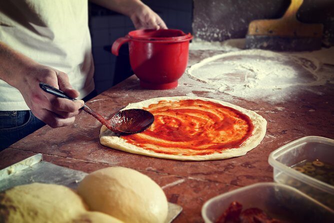 Naples Pizza-Making: From Dough to Dessert & Wine at Pizzeria - Making Neapolitan Dough: Proportions, Kneading, and Rising