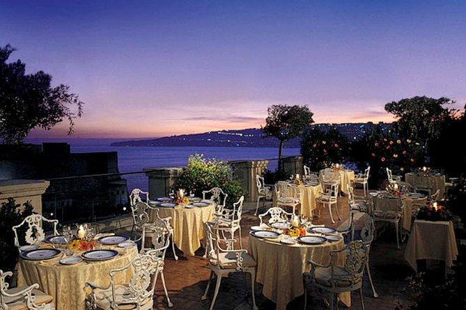 Naples: Romantic Gourmet Dinner on the Rooftop Terrace - Hotel Excelsior rooftop at Via Partenope: the setting makes the meal