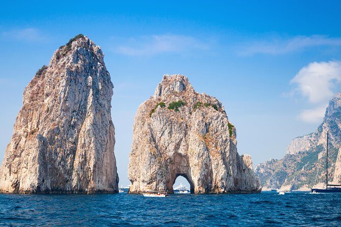 Naples to Capri Private Boat Excursion - Marina Piccola, Faraglioni, and Capri’s coastline from the best angle