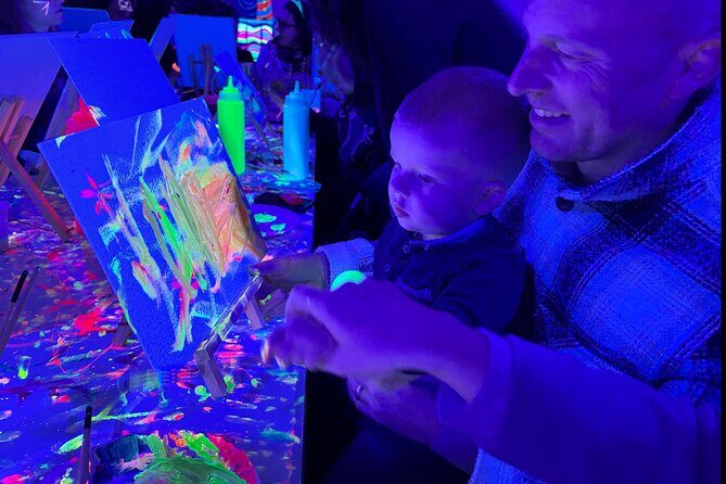 Neon Art Painting Experience in Immersive Studio (No Stop Wine) - Where the party starts: Monti, No Stop Wine, and a 7:00 pm start