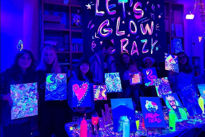 Neon Art Painting Experience in Immersive Studio (No Stop Wine) - Bringing back a glowing souvenir you’ll actually use