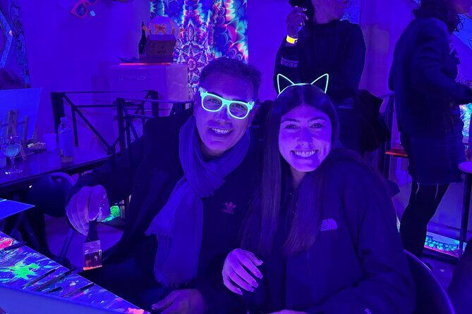 Neon Art Painting Experience in Immersive Studio (No Stop Wine) - The wine-and-music factor at No Stop Wine (and the 18+ ID rule)