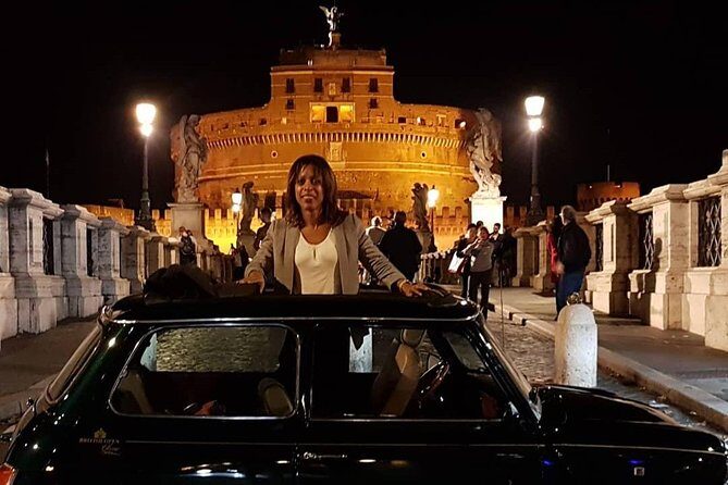 NIGHT TOUR THINK BIG, GO MINI! Rome in Mini Cooper Classic Cabrio - Spanish Steps to Pantheon: quick hits you’ll actually use later