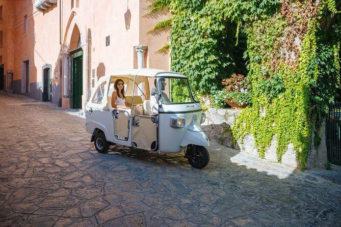 Official Ape Dolce Vita Tour - Amalfi Coast - Positano and Praiano: steep streets, big icons, and a calmer contrast