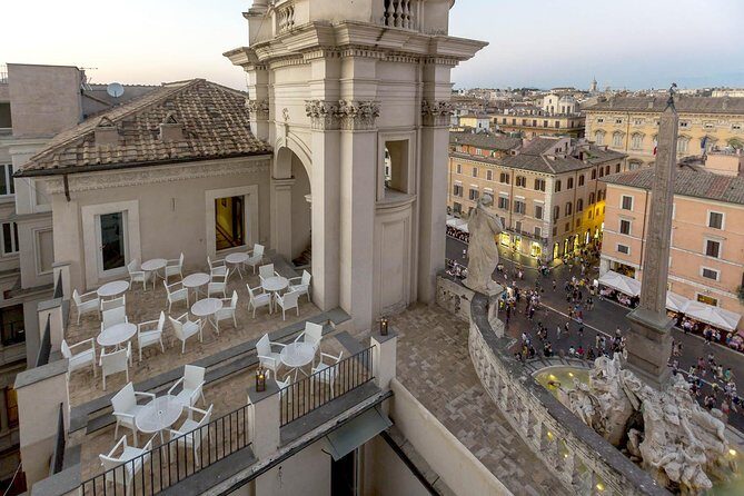 Open Air Opera Concert with Terrace aperitivo over Navona square - The post-concert rooftop tour at La Grande Bellezza