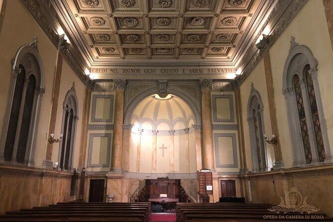 Opera Concert Ticket in Rome with Dinner - Opera Concert at the Waldensian Church: a Roman room built for sound