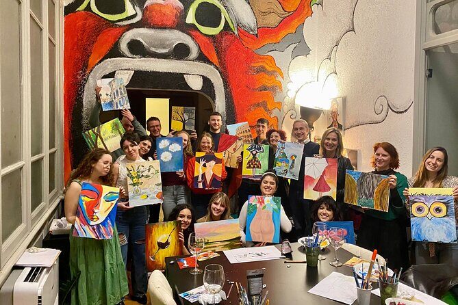 Paint & Wine Experience in Piazza Navona - What you paint: your take-home souvenir without the stress