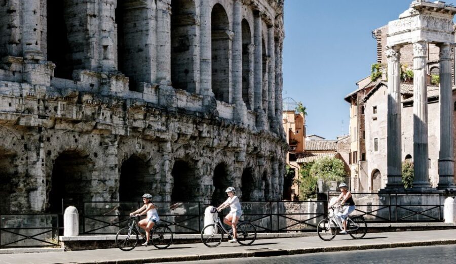 Panoramic Tour of Rome with Top E-Bike - Theatre of Marcellus: a quieter stop that rewards attention