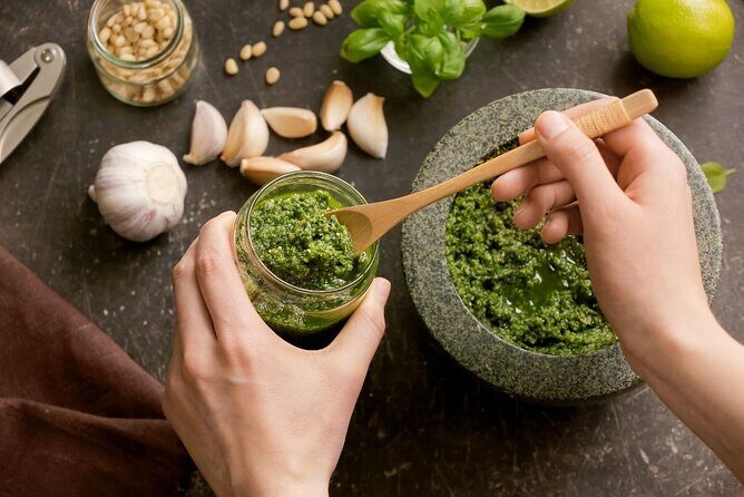 Pasta Cooking Class with Pesto Sauce Making in Rome City Center - Price check: is $77.89 good value?