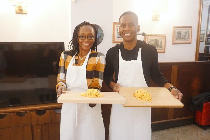 Pasta Cooking Class with Pesto Sauce Making in Rome City Center - What you’ll make: handmade fettuccine plus basil pesto
