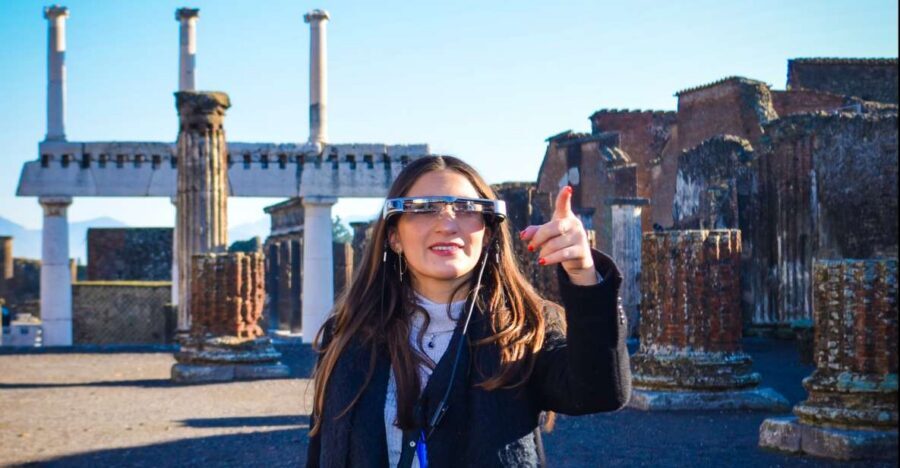 Pompeii: 3D Walking Tour with Entry Ticket - How the AR glasses and audio guide work in plain terms