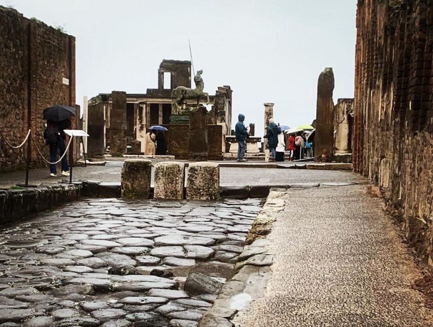 Pompeii in 2h and 30mnt: walk with local guide - Start right near Parking Camping Zeus, then hit the ground running