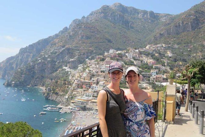 Pompeii, Positano & Amalfi Coast from Rome or Naples -Semiprivate - Positano photo stop: the coastline view you came for