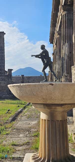 Pompeii, skip-the-line ticket with smartphone audio guide on App - Pompeii Main Sights You’ll Walk: Forum, Streets, and Vesuvius in Frame