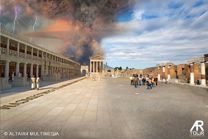 Pompeii: walking tour with 3D glasses and with entrance ticket - How the 3D glasses turn ruins into a usable map