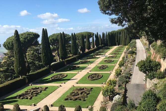 Pontifical Villa Gardens at Castel Gandolfo Audio-Guided Minibus Tour - Entering the Pontifical Villas at Castel Gandolfo: where the visit starts