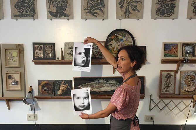 Portrait Mosaic Making - Why a self-portrait mosaic feels different in Rome