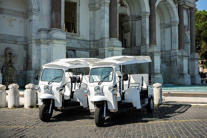 Private 2 Hour VIP Tuk Tuk Tour with Hotel Pickup and Prosecco - VIP Pickup and a Smooth Start in Rome