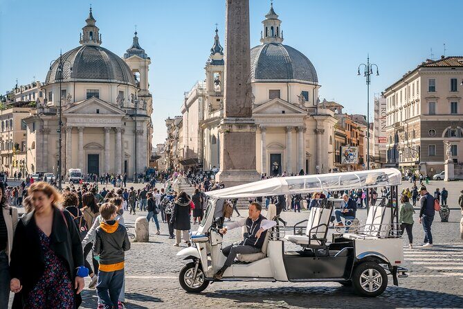 Private: 3 hours ETuk Tour in Rome - Aventine Hill, Orange Garden, and the Magic Hole Moment