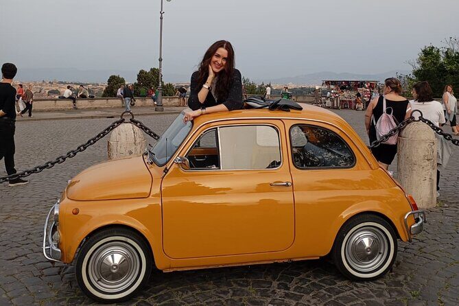 Private: 3 hours panoramic tour of Rome aboard a vintage Fiat 500 - Key highlights you’ll actually feel during the tour