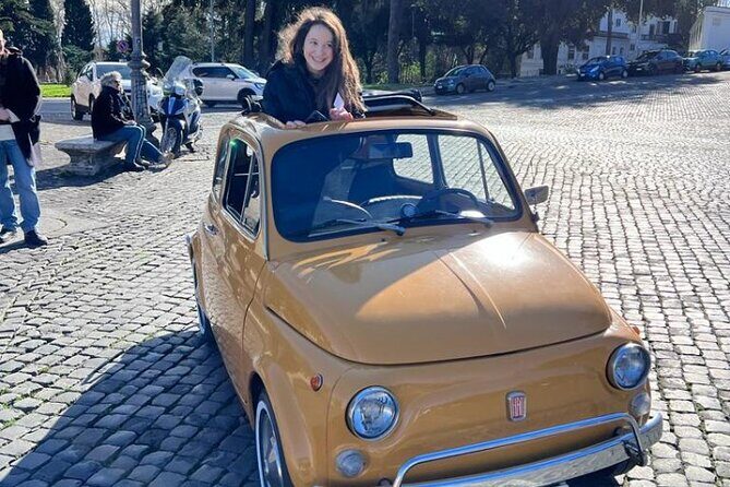 Private: 3 hours panoramic tour of Rome aboard a vintage Fiat 500 - Colosseum area: quick hits plus the payoff of return time