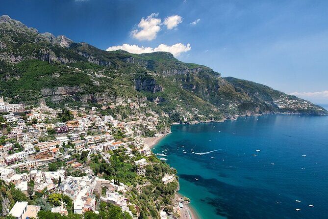 Private Amalfi Coast tour by Vintage Fiat 600 from Naples - Positano Paradise Lounge Bar: A 10-Minute Reset