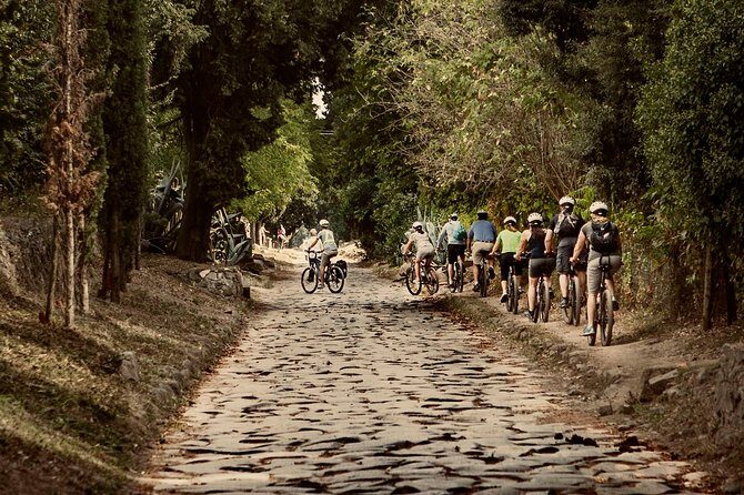 PRIVATE Appian Way and Lake Albano Ebike Tour with Italian Lunch - The Train Ride to Castel Gandolfo: Your Reset Button