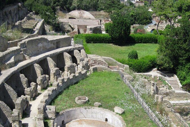 Private car tour among the treasures of the Phlegraean Fields of Naples. - Castello Aragonese di Baia: fortress walls and the bay view