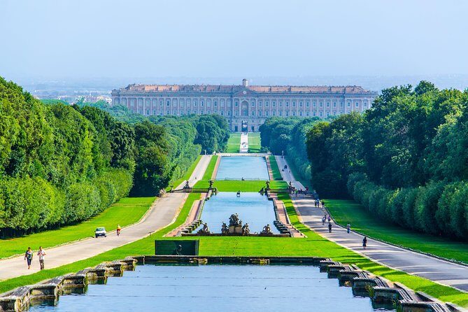 Private Caserta Royal Palace & Gardens Guided Tour inc. Shuttle - English Garden in 90 minutes: shuttle to myth, fountains, and waterfalls