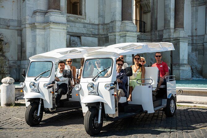 Private Electric Tuktuk Tour of Rome with Prosecco and Pickup - Key highlights worth making time for