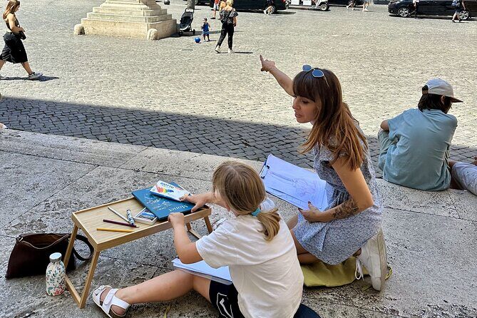 Private Family Scavenger Hunt & Art Lab Tour – Rome Landmarks - Meeting AJ at Piazza della Minerva: Private, Calm, and Easy to Start