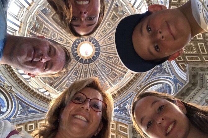 Private Family Tour - Vatican Sistine Chapel St. Peter's for Kids - St. Peter’s Basilica: VIP entrance, Pietà, and Michelangelo’s dome