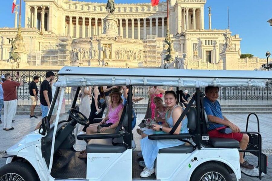 Private Golf Cart Tour: Discover Rome's Best Highlights - Trevi Fountain: Getting the Photo Moment You Actually Want