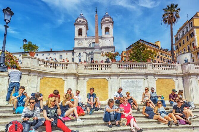 Private Piazza's, Fountains, Monuments & Basilicas Rome Golf Cart - Parco Savello and Villa Medici Keyhole Views