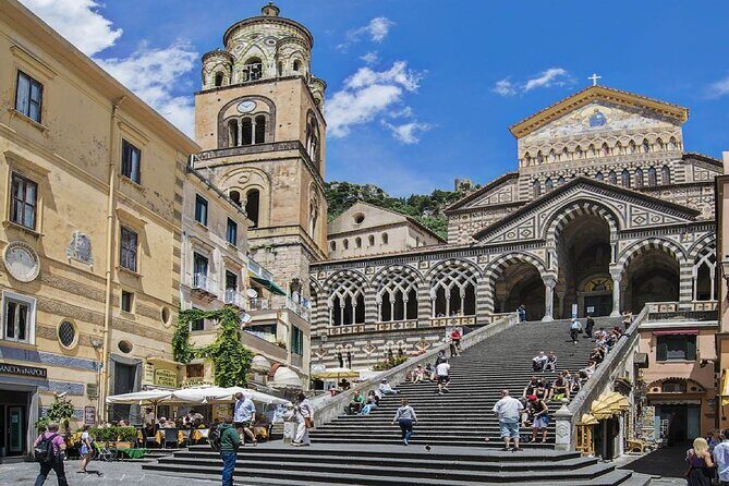 Private Tour: Amalfi Coast by Vintage Vespa from Naples - Walking the Amalfi streets: cathedral, shops, and those classic square moments