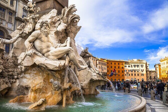 Private tour of Rome (7 / h) with English speaking guide and driver - Piazza Navona and St. Peter’s Square: classic Rome to Vatican-scale views