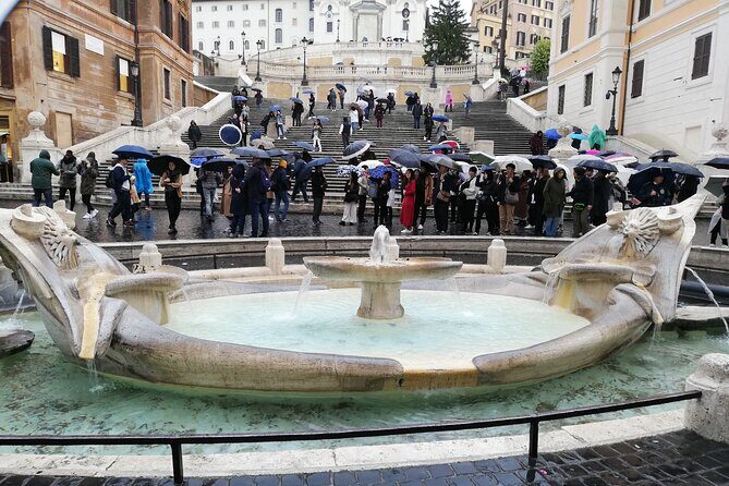 Private tour of Rome - Golf cart - Spanish Steps: why a short stop can still work