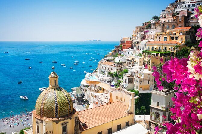 Private Tour to Pompei Sorrento and Positano with English speaking Driver/Guide - Positano afternoon: views, boutiques, and Santa Maria Assunta