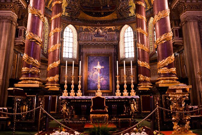 Private Tour with guide & Luxury Car: Holy Churches of Rome - Santa Croce in Gerusalemme: Constantine, Helen, and the Holy Cross