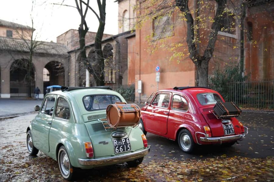 Professional Photoshoot with most Classic Fiat500 of Rome - Piazza Garibaldi: Quick Break, Big View Payoff